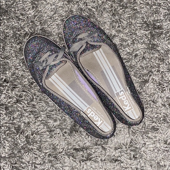 Keds glitter flats. Size 7.5 - Picture 1 of 4